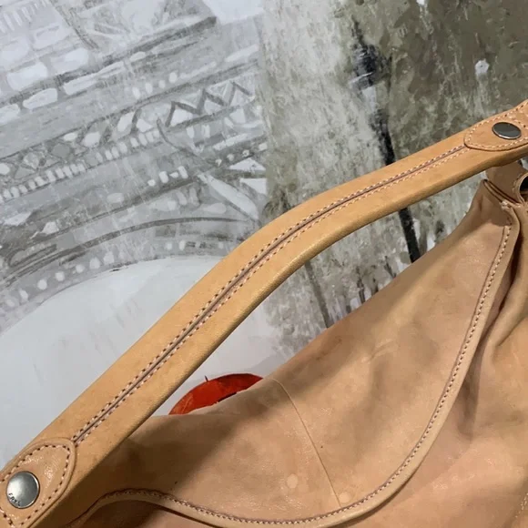 💗Frye Madison Leather Hobo Bag -Blush- Dusty-Rose - Picture 8 of 16